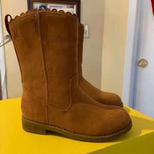 Little Girls Suede Riding Boots